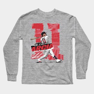 Orlando Arcia Atlanta Rough Long Sleeve T-Shirt